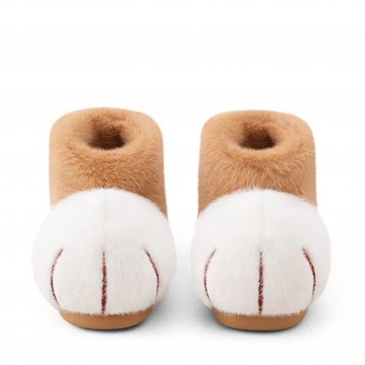 Snowball Cat Small Brown/White