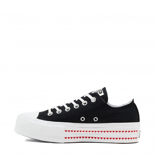 Chuck Taylor All Star OX Platform Love Fearlessly Black/University Red/White