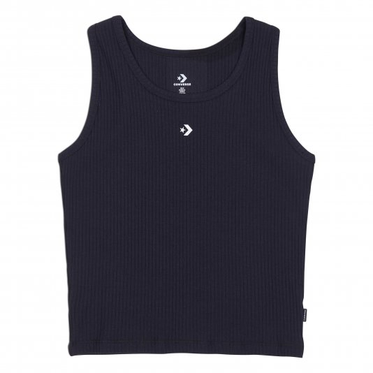 Scoop Neck Tank Black
