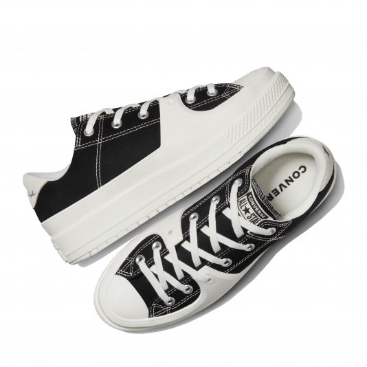 Chuck Taylor All Star Construct OX Black/Vintage White/Egret