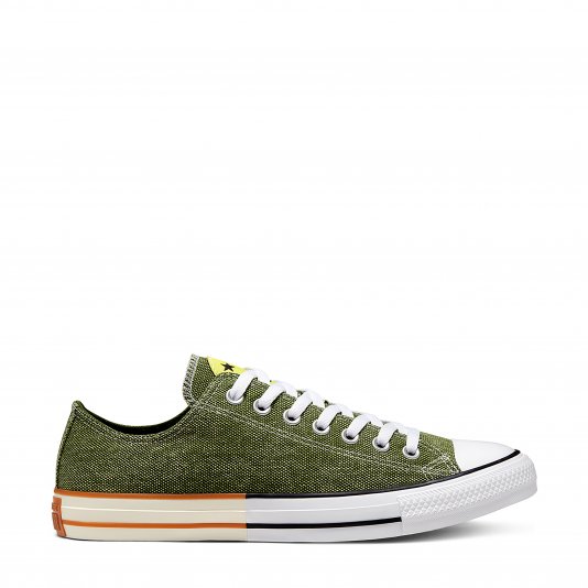 Chuck Taylor All Star Happy Camper OX Cypress Green/Zinc Yellow