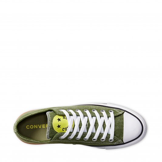 Chuck Taylor All Star Happy Camper OX Cypress Green/Zinc Yellow