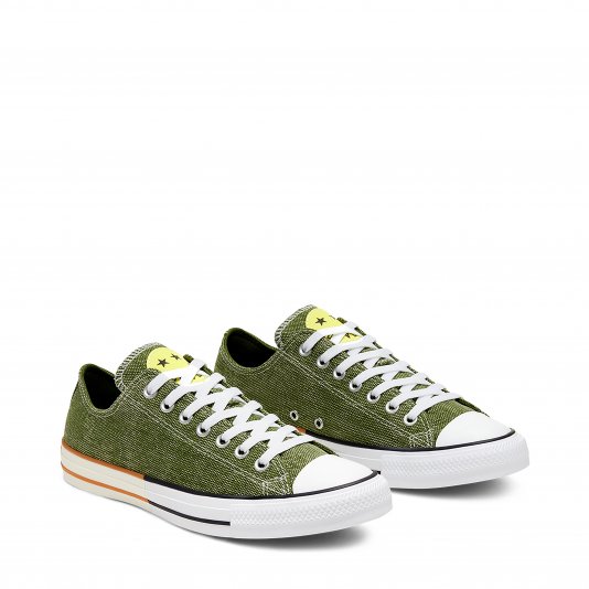Chuck Taylor All Star Happy Camper OX Cypress Green/Zinc Yellow