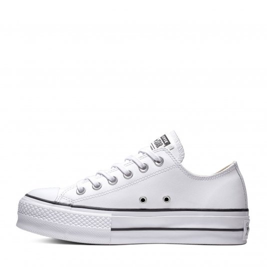 Chuck Taylor All Star OX Platform White Leather