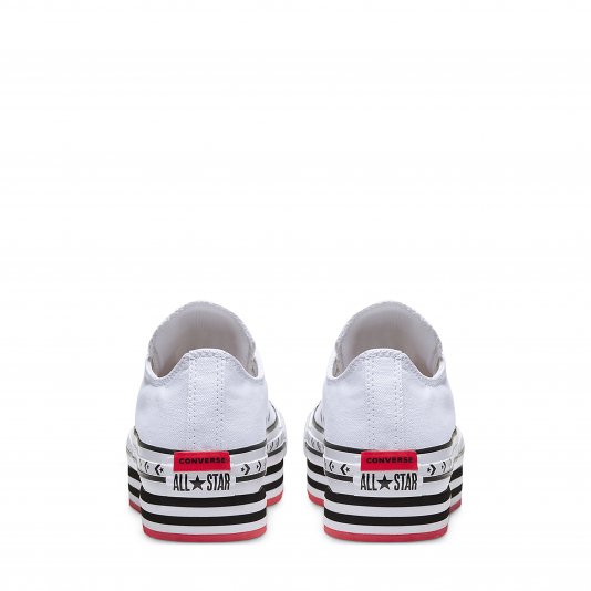 Chuck Taylor All Star Platform Logo Play OX White/Black