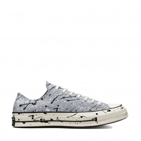 Chuck Taylor Vintage 70 Archive Paint Splatter OX Ash Stone/Black/White