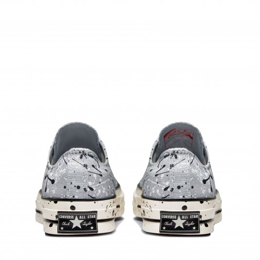 Chuck Taylor Vintage 70 Archive Paint Splatter OX Ash Stone/Black/White