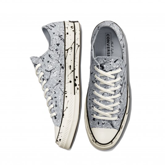 Chuck Taylor Vintage 70 Archive Paint Splatter OX Ash Stone/Black/White