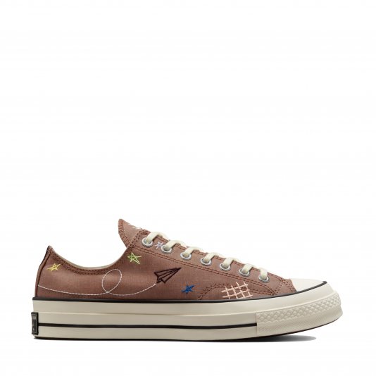 Chuck Taylor Vintage 70 Embroidery OX Burnt Orange/Egret/Black