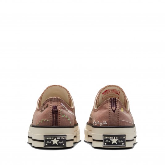 Chuck Taylor Vintage 70 Embroidery OX Burnt Orange/Egret/Black