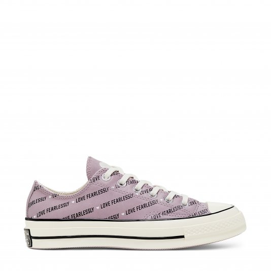 Chuck Taylor Vintage 70 Love Fearlessly OX Amethyst Grey/Egret/Black Leather