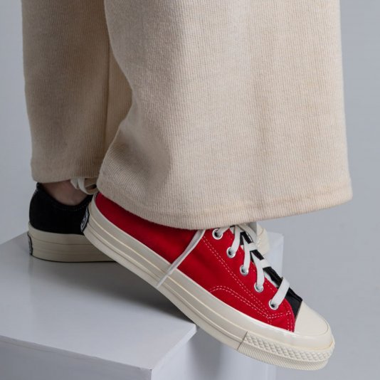 Chuck Taylor Vintage 70 Retro Velvet OX Black/Red/Egret