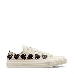 Chuck Taylor Vintage 70 X Comme des Garcons PLAY Multi Heart OX Milk/Black/Egret