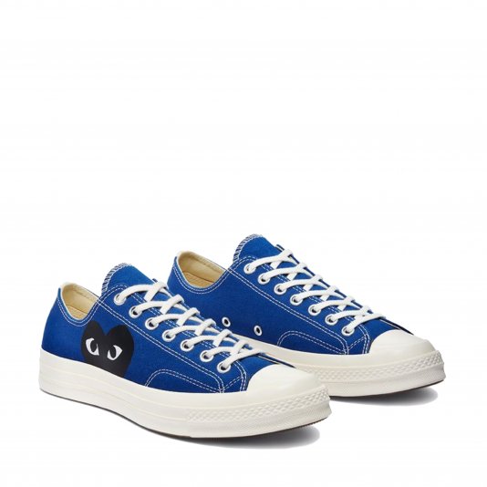 Chuck Taylor Vintage 70 X Comme des Garcons PLAY OX Blue Quartz/Egret/Black