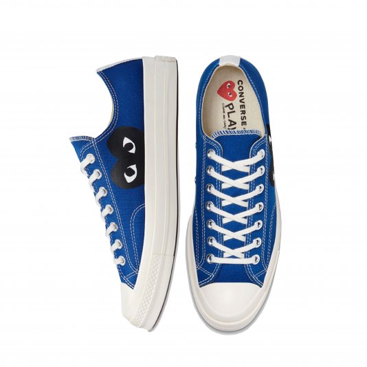 Chuck Taylor Vintage 70 X Comme des Garcons PLAY OX Blue Quartz/Egret/Black