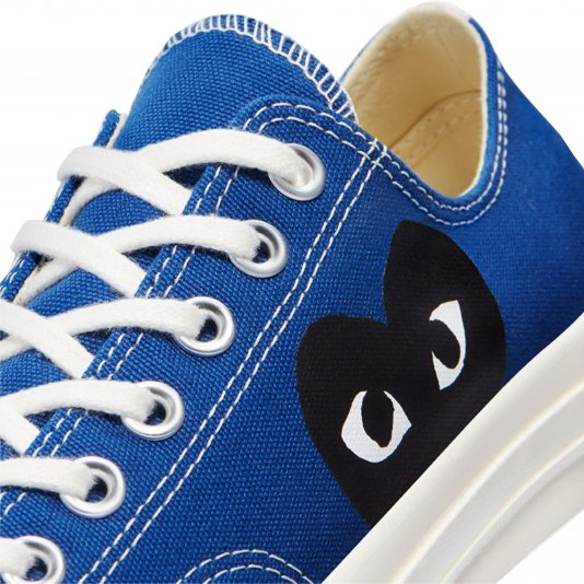 Chuck Taylor Vintage 70 X Comme des Garcons PLAY OX Blue Quartz/Egret/Black
