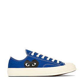 Chuck Taylor Vintage 70 X Comme des Garcons PLAY OX Blue Quartz/Egret/Black
