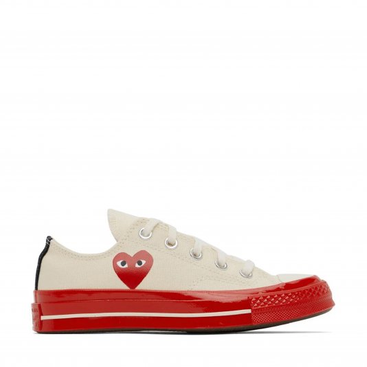 Chuck Taylor Vintage 70 X Comme des Garcons PLAY OX Pristine/Red