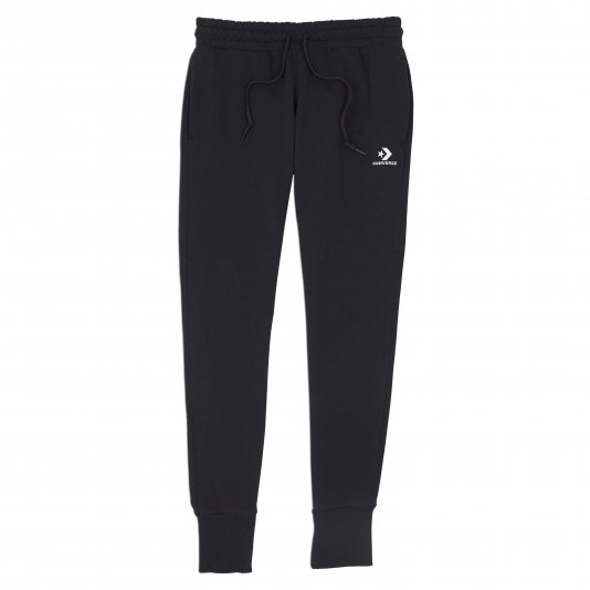 Embroidered Star Chevron Pant FT Black