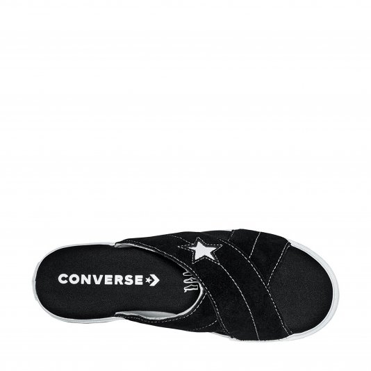 One Star Sandalism Slip Black/Egret/White