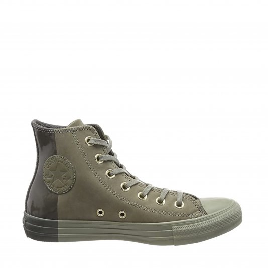 Chuck Taylor All Star Blocked Nubuck HI Dark Stucco/River Rock