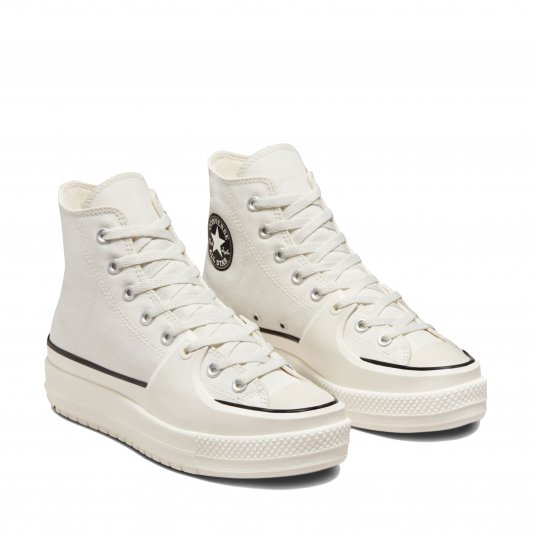 Chuck Taylor All Star Construct HI White/Black/Egret