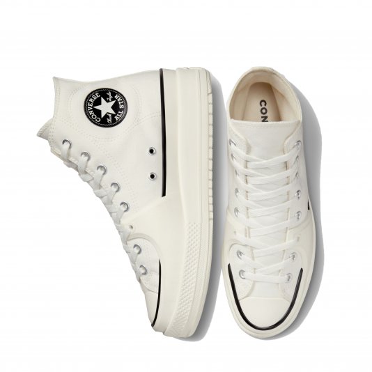 Chuck Taylor All Star Construct HI White/Black/Egret