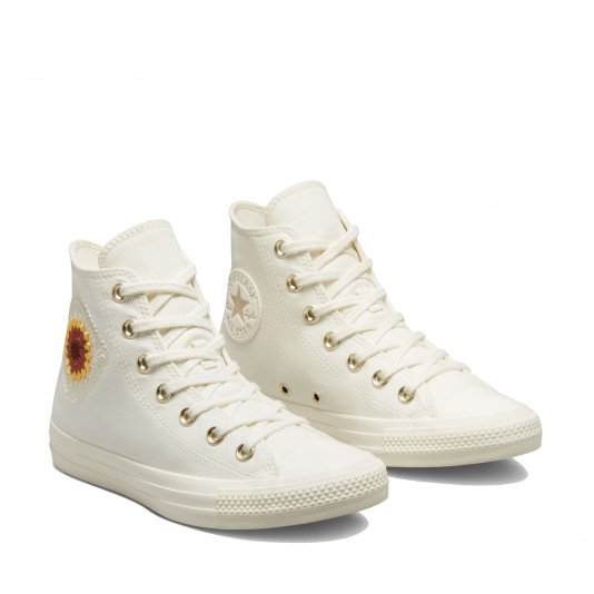 Chuck Taylor All Star Festival Florals HI Egret/Light Gold