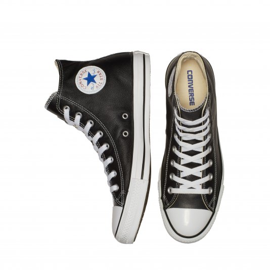 Chuck Taylor All Star HI Black Leather
