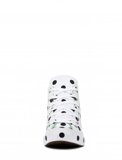 Chuck Taylor All Star HI Dots White/Black/Illusion Green