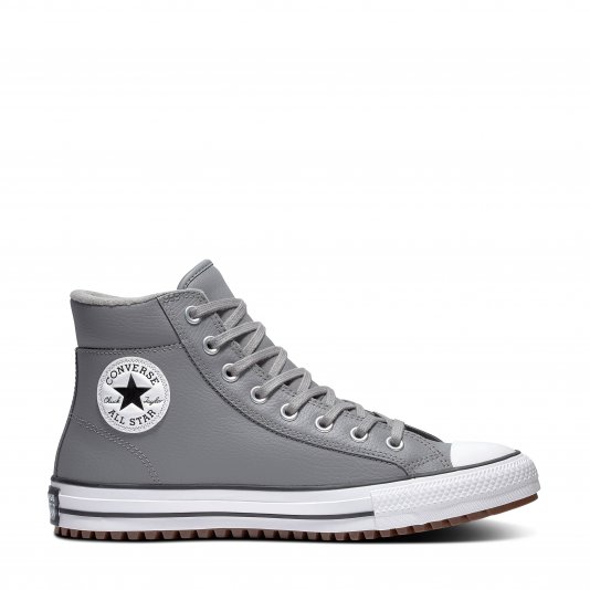 Chuck Taylor All Star HI Utility Grey/Silver Leather