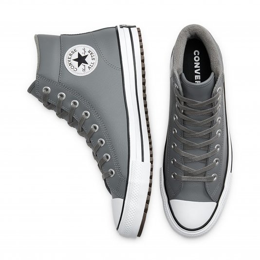 Chuck Taylor All Star HI Utility Grey/Silver Leather