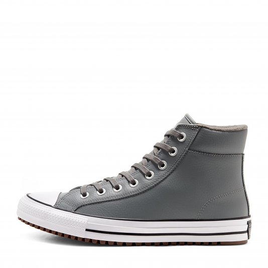 Chuck Taylor All Star HI Utility Grey/Silver Leather