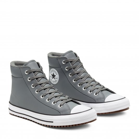 Chuck Taylor All Star HI Utility Grey/Silver Leather