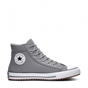 Chuck Taylor All Star HI Utility Grey/Silver Leather