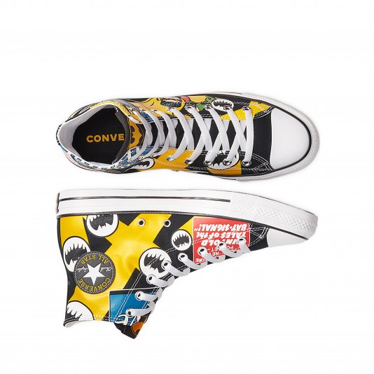 Chuck Taylor All Star HI X Batman Black/White/Lemon Chrome