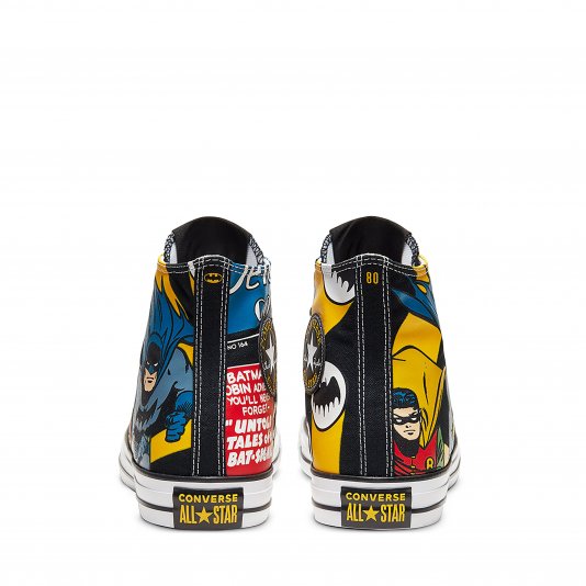 Chuck Taylor All Star HI X Batman Black/White/Lemon Chrome