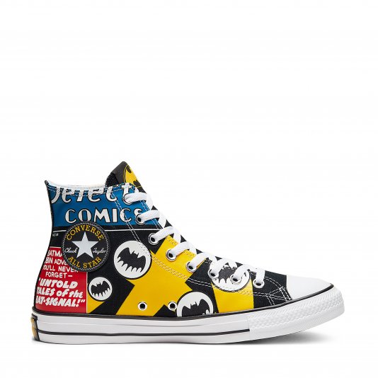 Chuck Taylor All Star HI X Batman Black/White/Lemon Chrome