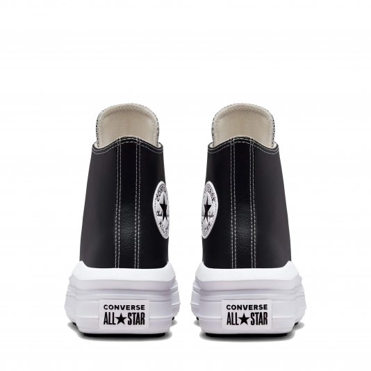 Chuck Taylor All Star Move HI Black Leather