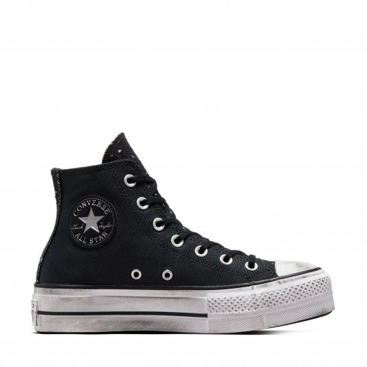 Chuck Taylor All Star Platform Chrome HI Black/Silver/White