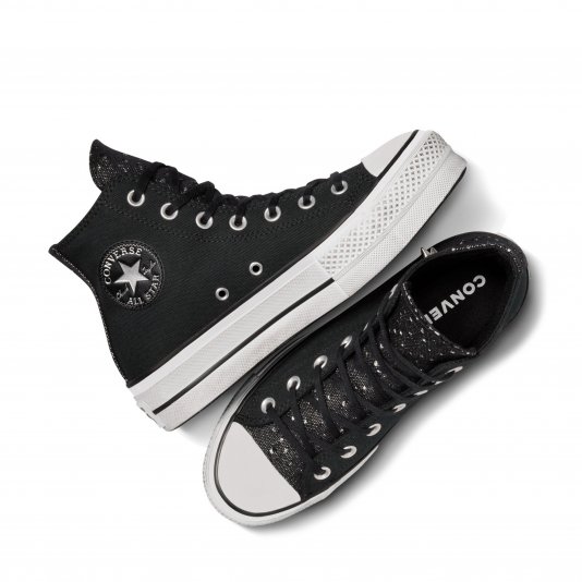 Chuck Taylor All Star Platform Chrome HI Black/Silver/White