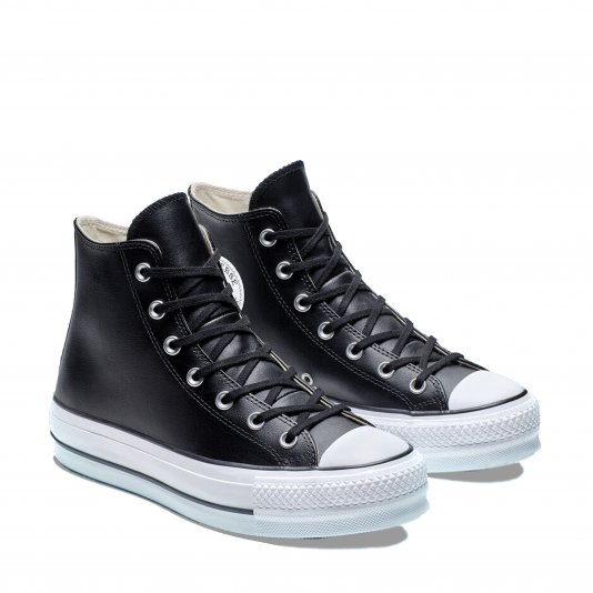 Chuck Taylor All Star Platform HI Black Leather