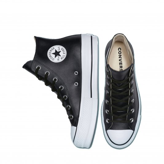 Chuck Taylor All Star Platform HI Black Leather