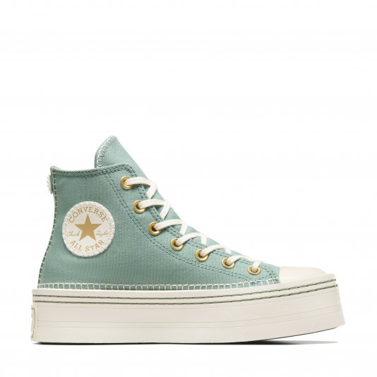 Chuck Taylor All Star Platform Modern Crafted Stitching HI Herby/Egret/Egret