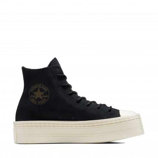 Chuck Taylor All Star Platform Modern HI Black/Egret Suede