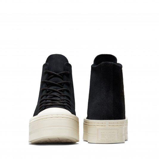 Chuck Taylor All Star Platform Modern HI Black/Egret Suede