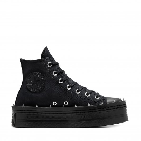 Chuck Taylor All Star Platform Modern Studded HI Mono Black