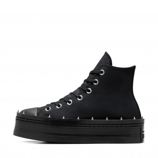 Chuck Taylor All Star Platform Modern Studded HI Mono Black