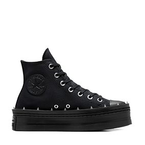 Chuck Taylor All Star Platform Modern Studded HI Mono Black