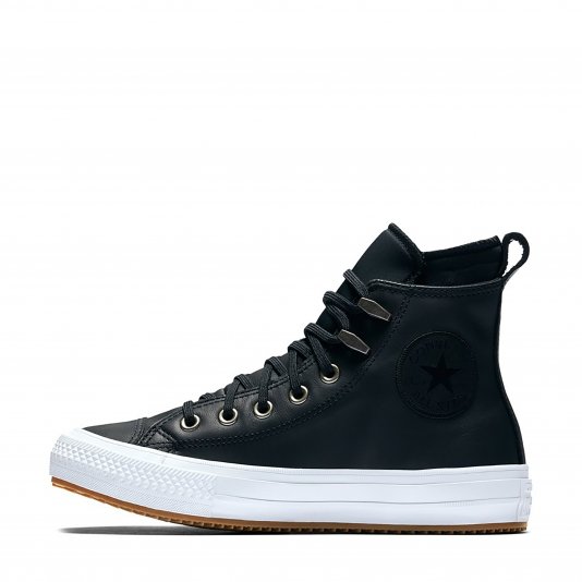 Chuck Taylor All Star Waterproof HI Black Leather